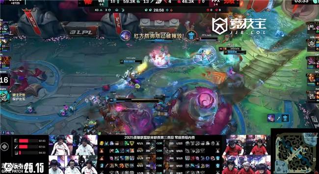 LOL-LPL:WE让一追二力克FPX